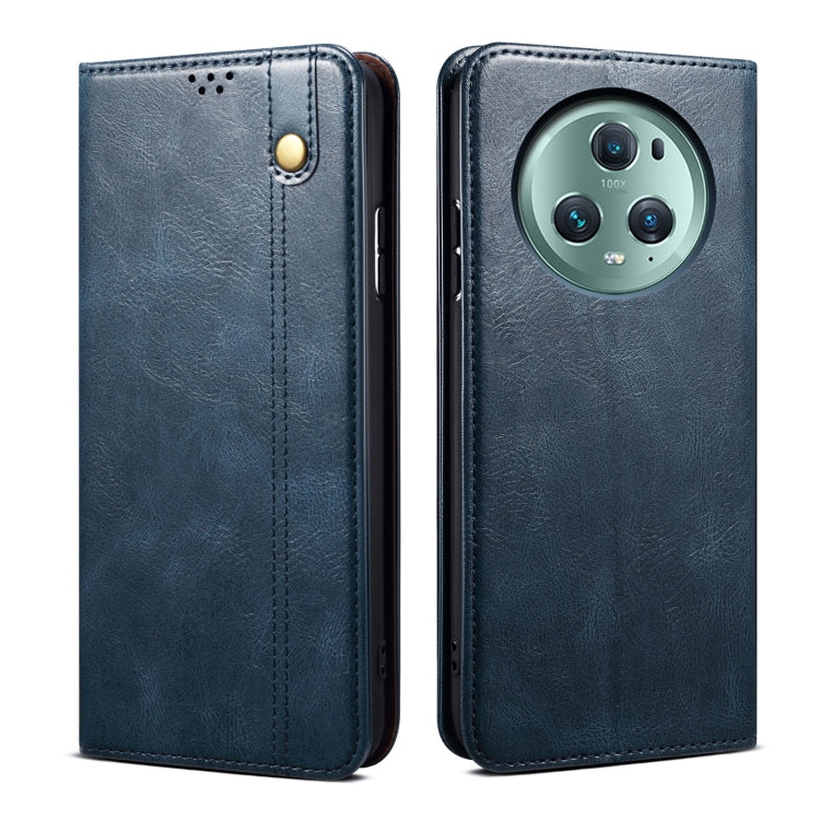 Oil Wax Crazy Horse Texture Leather Phone Case, For Honor Magic5, For Honor Magic5 Pro, For Huawei P60/P60 Pro