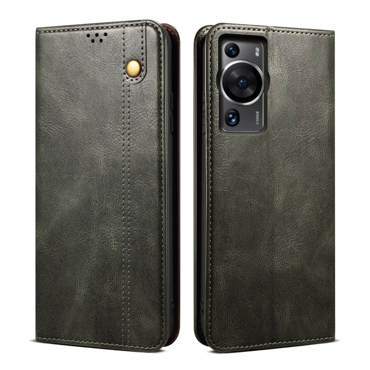 Oil Wax Crazy Horse Texture Leather Phone Case, For Honor Magic5, For Honor Magic5 Pro, For Huawei P60/P60 Pro