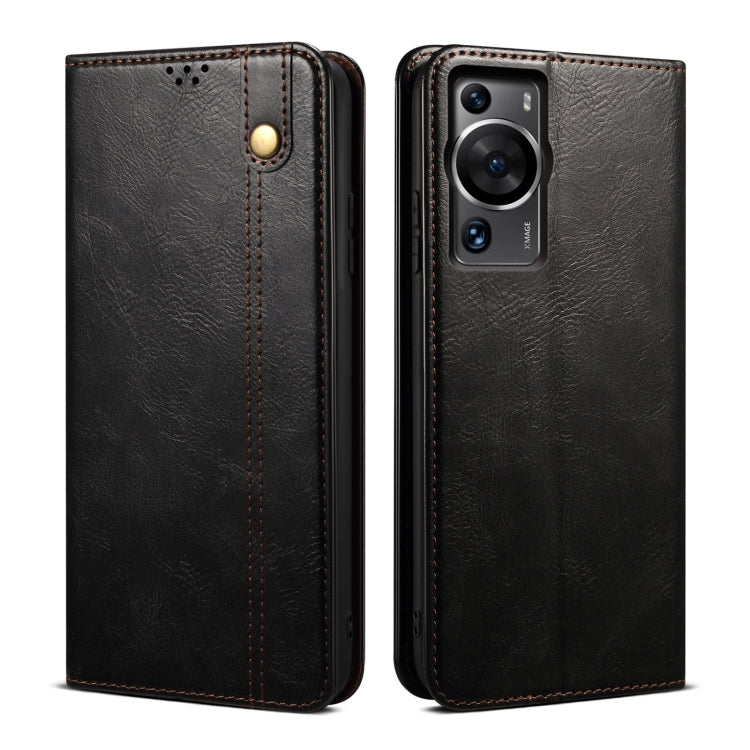 Oil Wax Crazy Horse Texture Leather Phone Case, For Honor Magic5, For Honor Magic5 Pro, For Huawei P60/P60 Pro