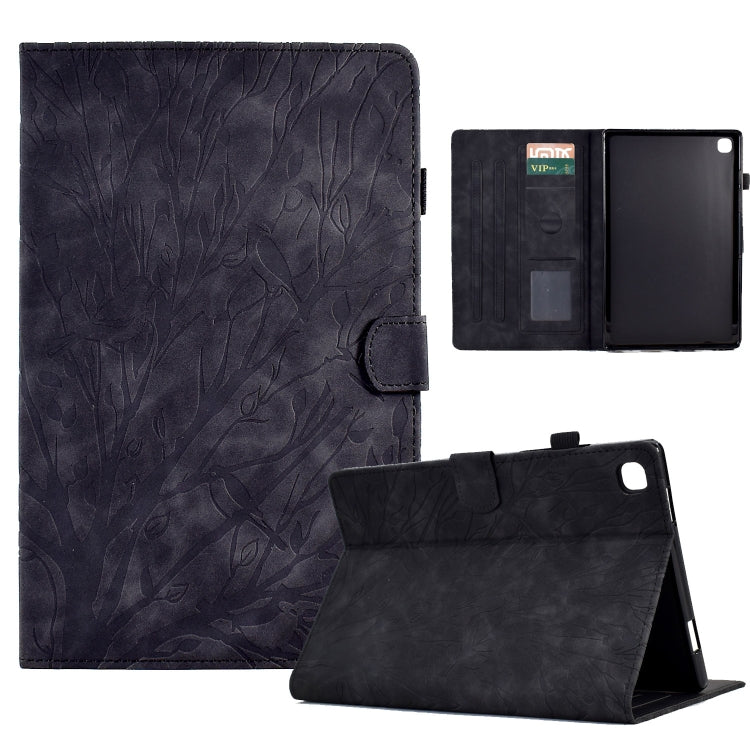Fortune Tree Pressure Flower PU Tablet Case with Wake-up / Sleep Function, For iPad 10.2 2019 2020 / iPad 10.5 2017 2019, For iPad 10.9 2022 / 2025, For iPad Air / Air 2 / 9.7 2017 2018, For iPad Pro 11 / Air 4 10.9 2020 / Air 5 10.9                   ...