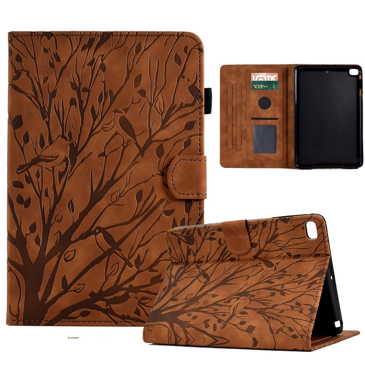 Fortune Tree Pressure Flower PU Tablet Case with Wake-up / Sleep Function, For iPad 10.2 2019 2020 / iPad 10.5 2017 2019, For iPad 10.9 2022 / 2025, For iPad Air / Air 2 / 9.7 2017 2018, For iPad Pro 11 / Air 4 10.9 2020 / Air 5 10.9                   ...