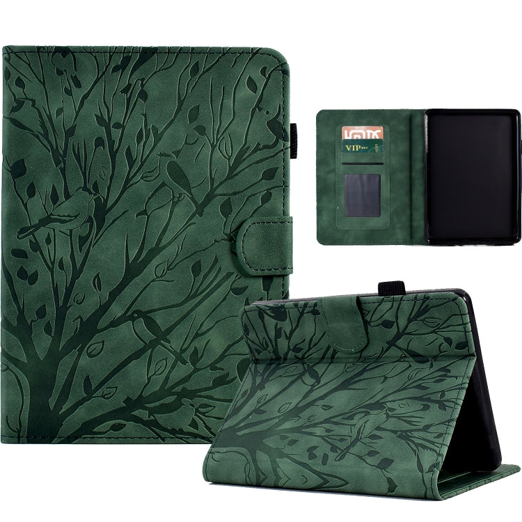 Fortune Tree Pressure Flower PU Tablet Case with Wake-up / Sleep Function, For iPad 10.2 2019 2020 / iPad 10.5 2017 2019, For iPad 10.9 2022 / 2025, For iPad Air / Air 2 / 9.7 2017 2018, For iPad Pro 11 / Air 4 10.9 2020 / Air 5 10.9                   ...