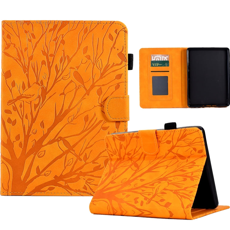 Fortune Tree Pressure Flower PU Tablet Case with Wake-up / Sleep Function, For iPad 10.2 2019 2020 / iPad 10.5 2017 2019, For iPad 10.9 2022 / 2025, For iPad Air / Air 2 / 9.7 2017 2018, For iPad Pro 11 / Air 4 10.9 2020 / Air 5 10.9                   ...