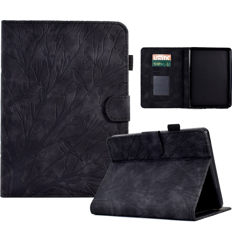 Fortune Tree Pressure Flower PU Tablet Case with Wake-up / Sleep Function, For iPad 10.2 2019 2020 / iPad 10.5 2017 2019, For iPad 10.9 2022 / 2025, For iPad Air / Air 2 / 9.7 2017 2018, For iPad Pro 11 / Air 4 10.9 2020 / Air 5 10.9                   ...