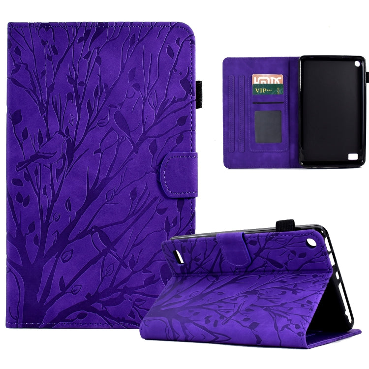 Fortune Tree Pressure Flower PU Tablet Case with Wake-up / Sleep Function, For iPad 10.2 2019 2020 / iPad 10.5 2017 2019, For iPad 10.9 2022 / 2025, For iPad Air / Air 2 / 9.7 2017 2018, For iPad Pro 11 / Air 4 10.9 2020 / Air 5 10.9                   ...
