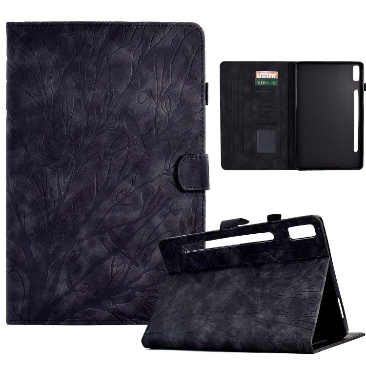 Fortune Tree Pressure Flower PU Tablet Case with Wake-up / Sleep Function, For Lenovo Tab M9, For Lenovo Tab M10 Gen 3, For Lenovo M10 Plus, For Lenovo Tab M10 Plus 3rd Gen, For Lenovo Tab P11 Gen 2, For Lenovo Tab P11 J606F, For Lenovo Tab P11 Pro Gen...