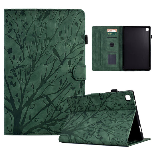 Fortune Tree Pressure Flower PU Tablet Case with Wake-up / Sleep Function, For Samsung Galaxy Tab S6 Lite, For Samsung Galaxy Tab A7 Lite, For Samsung Galaxy Tab A7 2020, For Samsung Galaxy Tab A 10.1 2019, For Samsung Galaxy Tab A 10.1 2016