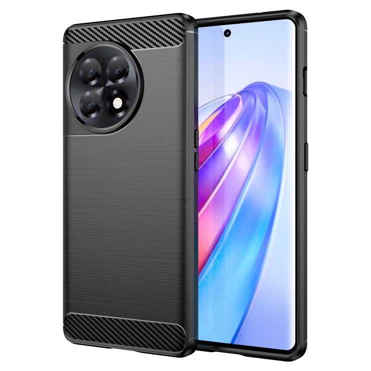 Brushed Texture Carbon Fiber TPU Phone Case, For Honor Magic5 Pro, For OnePlus Ace 2, For OnePlus 11R