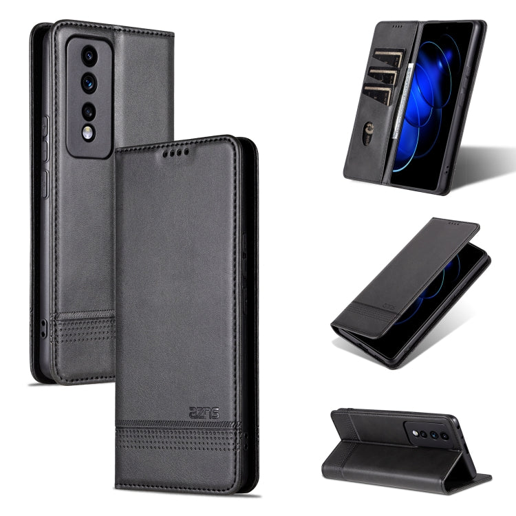 AZNS Magnetic Calf Texture Flip Leather Phone Case, For Honor 90 Pro, For Honor 90, For Honor 80 GT