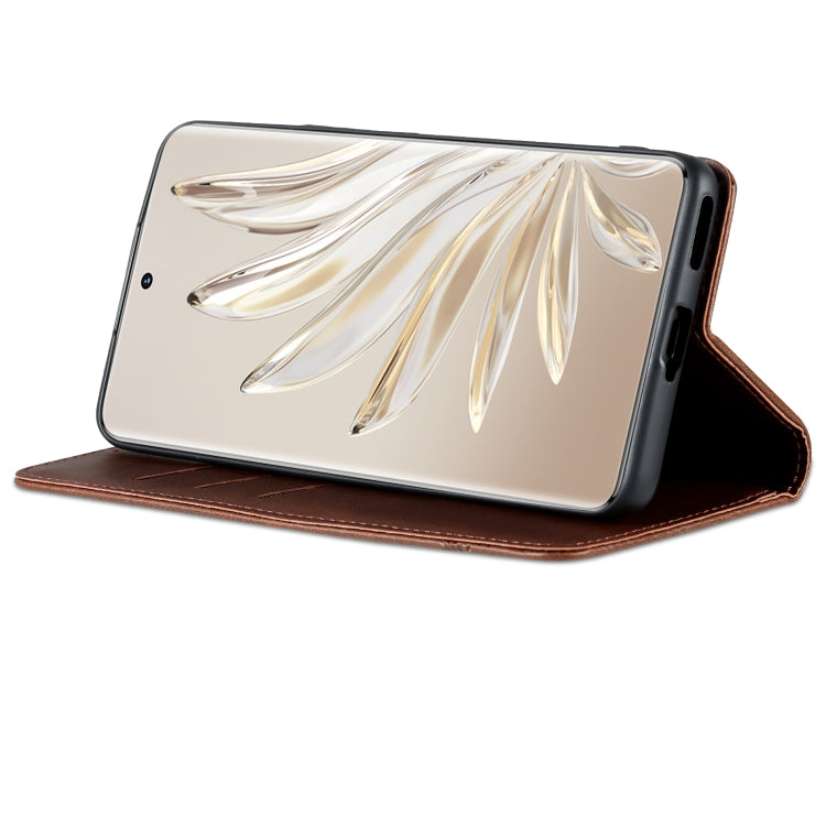 AZNS Magnetic Calf Texture Flip Leather Phone Case, For Honor 90 Pro, For Honor 90, For Honor 80 GT