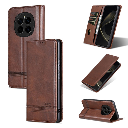 AZNS Magnetic Calf Texture Flip Leather Phone Case, For Honor Magic7, For Honor X60 Pro, For Honor X60, For Honor X60i, For Honor Play 60 Plus, For Honor X6b, For Honor 200, For Honor 200 Pro