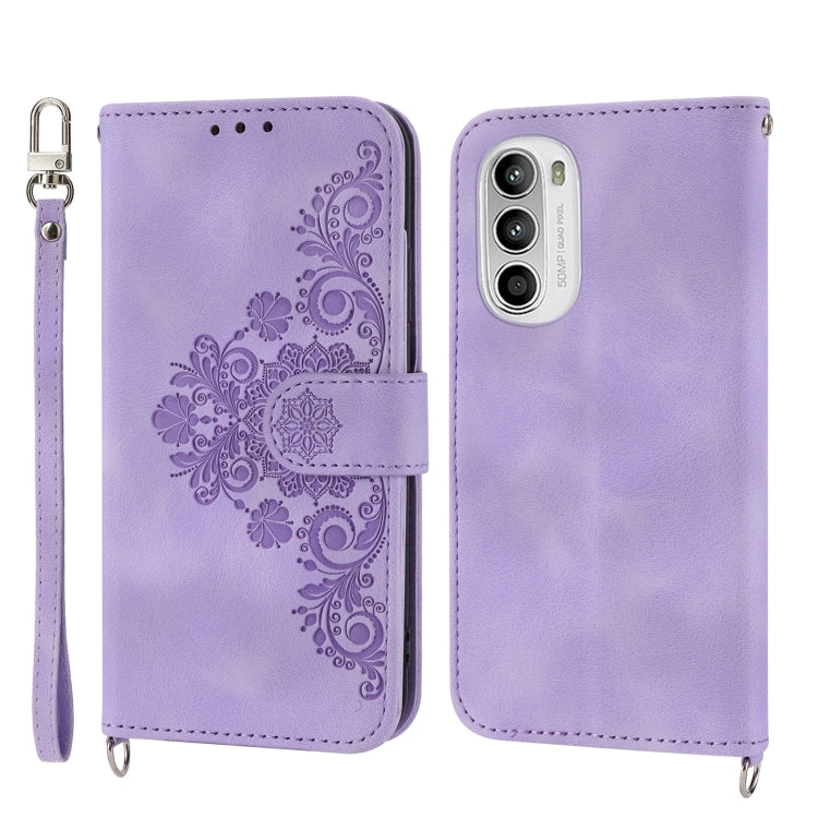 Skin-feel Flowers Embossed Wallet Leather Phone Case, For OPPO A1 Pro, For OPPO Reno9 5G/Reno9 Pro 5G, For OPPO Reno8 4G Global, For OPPO Reno8 T 4G Global, For Samsung Galaxy A24 4G Global, For Samsung Galaxy M14 5G Global, For Sony Xperia 1 V 5G     ...