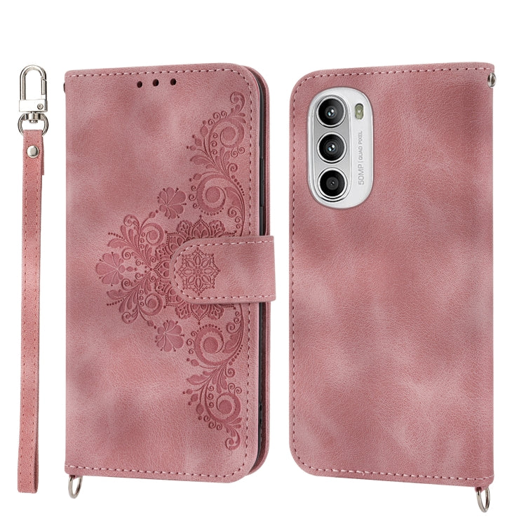 Skin-feel Flowers Embossed Wallet Leather Phone Case, For OPPO A1 Pro, For OPPO Reno9 5G/Reno9 Pro 5G, For OPPO Reno8 4G Global, For OPPO Reno8 T 4G Global, For Samsung Galaxy A24 4G Global, For Samsung Galaxy M14 5G Global, For Sony Xperia 1 V 5G     ...