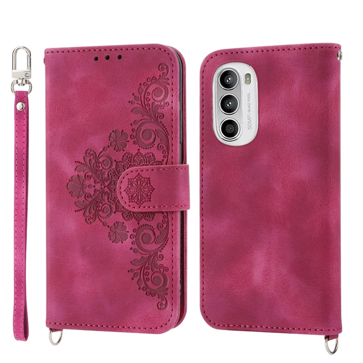 Skin-feel Flowers Embossed Wallet Leather Phone Case, For OPPO A1 Pro, For OPPO Reno9 5G/Reno9 Pro 5G, For OPPO Reno8 4G Global, For OPPO Reno8 T 4G Global, For Samsung Galaxy A24 4G Global, For Samsung Galaxy M14 5G Global, For Sony Xperia 1 V 5G     ...