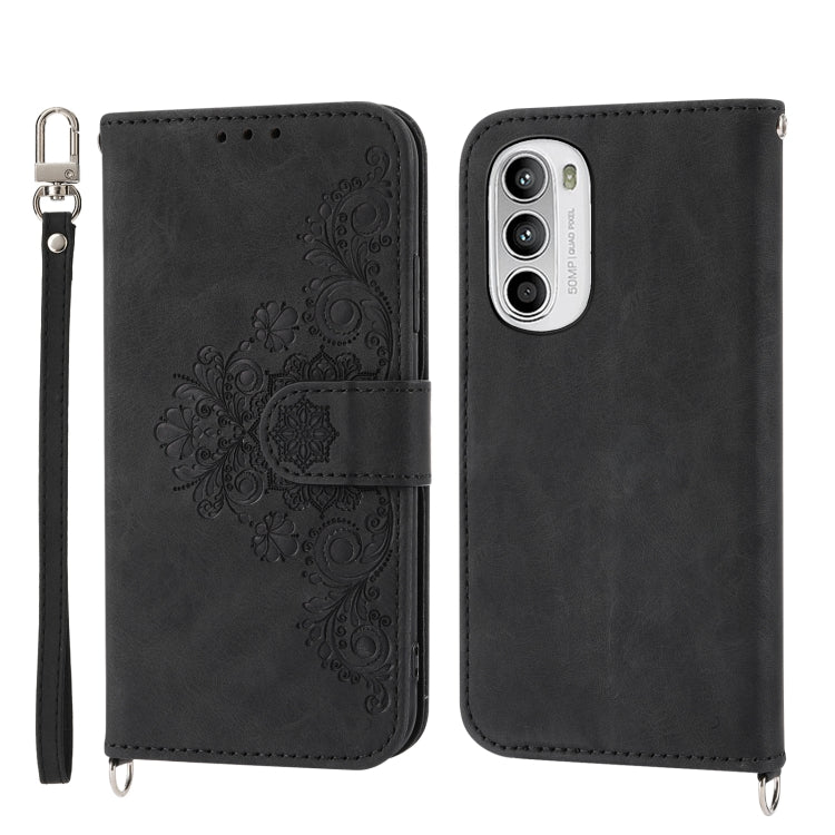 Skin-feel Flowers Embossed Wallet Leather Phone Case, For OPPO A1 Pro, For OPPO Reno9 5G/Reno9 Pro 5G, For OPPO Reno8 4G Global, For OPPO Reno8 T 4G Global, For Samsung Galaxy A24 4G Global, For Samsung Galaxy M14 5G Global, For Sony Xperia 1 V 5G     ...