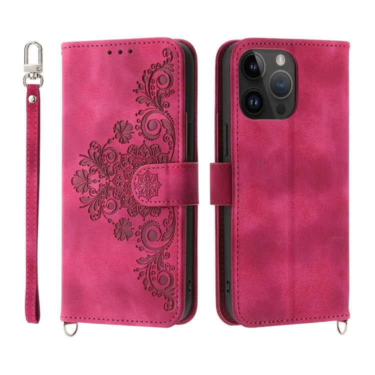Skin-feel Flowers Embossed Wallet Leather Phone Case, For OPPO A1 Pro, For OPPO Reno9 5G/Reno9 Pro 5G, For OPPO Reno8 4G Global, For OPPO Reno8 T 4G Global, For Samsung Galaxy A24 4G Global, For Samsung Galaxy M14 5G Global, For Sony Xperia 1 V 5G     ...