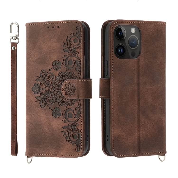 Skin-feel Flowers Embossed Wallet Leather Phone Case, For OPPO A1 Pro, For OPPO Reno9 5G/Reno9 Pro 5G, For OPPO Reno8 4G Global, For OPPO Reno8 T 4G Global, For Samsung Galaxy A24 4G Global, For Samsung Galaxy M14 5G Global, For Sony Xperia 1 V 5G     ...