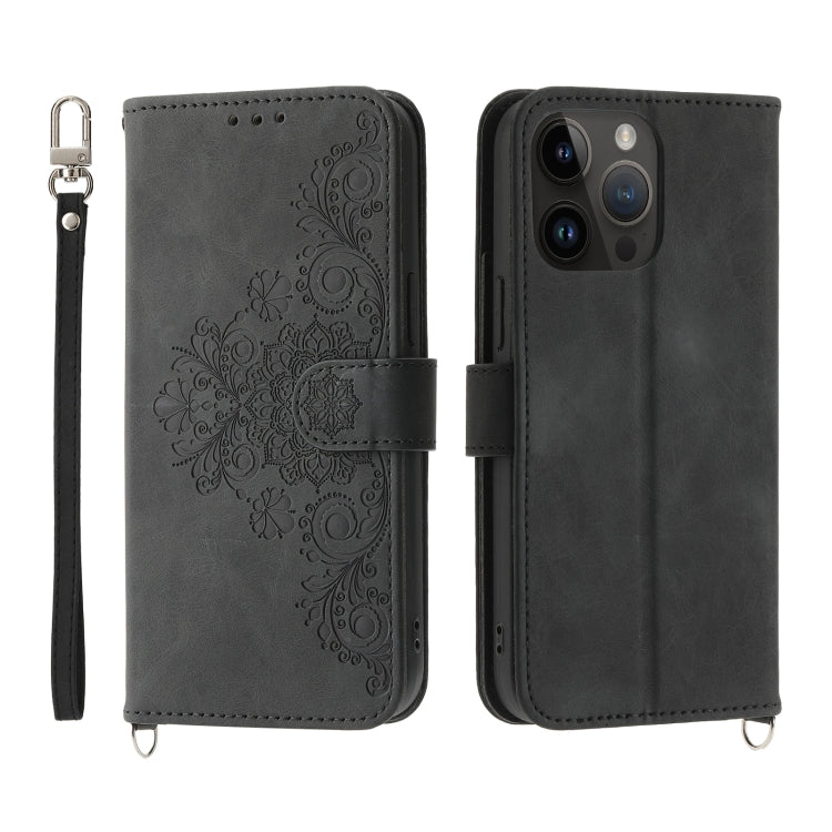 Skin-feel Flowers Embossed Wallet Leather Phone Case, For OPPO A1 Pro, For OPPO Reno9 5G/Reno9 Pro 5G, For OPPO Reno8 4G Global, For OPPO Reno8 T 4G Global, For Samsung Galaxy A24 4G Global, For Samsung Galaxy M14 5G Global, For Sony Xperia 1 V 5G     ...