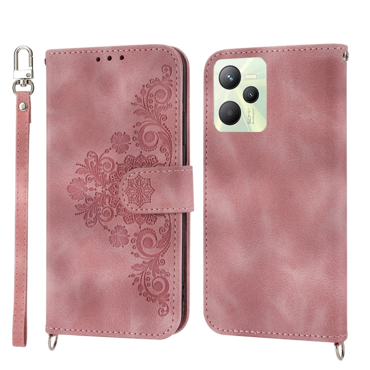 Skin-feel Flowers Embossed Wallet Leather Phone Case, For OPPO A1 Pro, For OPPO Reno9 5G/Reno9 Pro 5G, For OPPO Reno8 4G Global, For OPPO Reno8 T 4G Global, For Samsung Galaxy A24 4G Global, For Samsung Galaxy M14 5G Global, For Sony Xperia 1 V 5G     ...