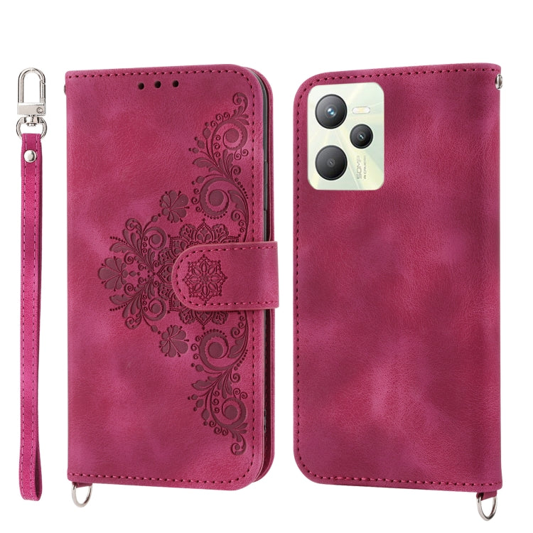 Skin-feel Flowers Embossed Wallet Leather Phone Case, For OPPO A1 Pro, For OPPO Reno9 5G/Reno9 Pro 5G, For OPPO Reno8 4G Global, For OPPO Reno8 T 4G Global, For Samsung Galaxy A24 4G Global, For Samsung Galaxy M14 5G Global, For Sony Xperia 1 V 5G     ...