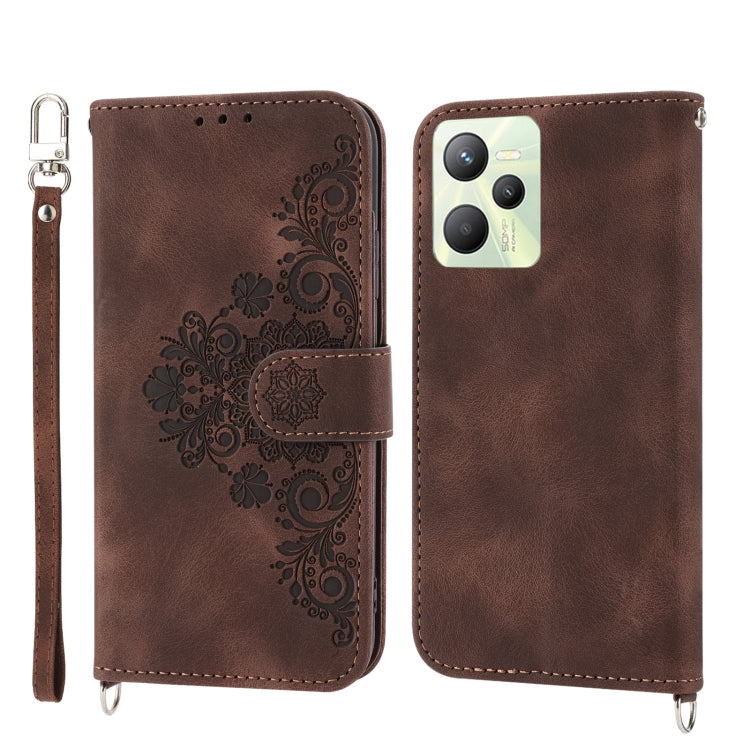 Skin-feel Flowers Embossed Wallet Leather Phone Case, For OPPO A1 Pro, For OPPO Reno9 5G/Reno9 Pro 5G, For OPPO Reno8 4G Global, For OPPO Reno8 T 4G Global, For Samsung Galaxy A24 4G Global, For Samsung Galaxy M14 5G Global, For Sony Xperia 1 V 5G     ...