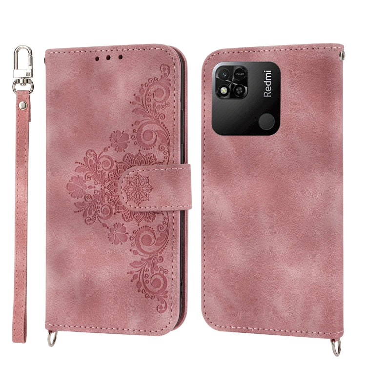 Skin-feel Flowers Embossed Wallet Leather Phone Case, For OPPO A1 Pro, For OPPO Reno9 5G/Reno9 Pro 5G, For OPPO Reno8 4G Global, For OPPO Reno8 T 4G Global, For Samsung Galaxy A24 4G Global, For Samsung Galaxy M14 5G Global, For Sony Xperia 1 V 5G     ...