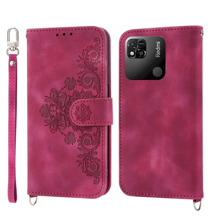 Skin-feel Flowers Embossed Wallet Leather Phone Case, For OPPO A1 Pro, For OPPO Reno9 5G/Reno9 Pro 5G, For OPPO Reno8 4G Global, For OPPO Reno8 T 4G Global, For Samsung Galaxy A24 4G Global, For Samsung Galaxy M14 5G Global, For Sony Xperia 1 V 5G     ...