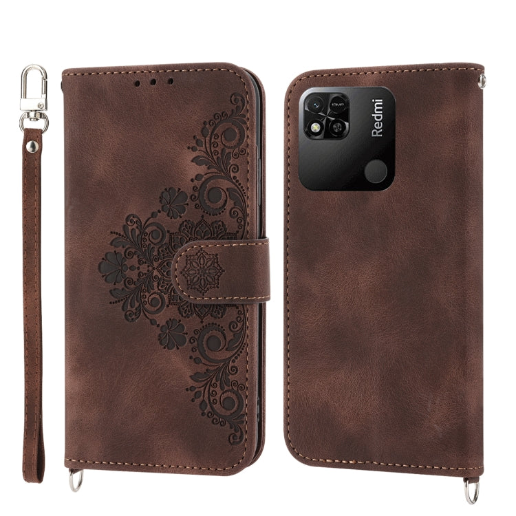 Skin-feel Flowers Embossed Wallet Leather Phone Case, For OPPO A1 Pro, For OPPO Reno9 5G/Reno9 Pro 5G, For OPPO Reno8 4G Global, For OPPO Reno8 T 4G Global, For Samsung Galaxy A24 4G Global, For Samsung Galaxy M14 5G Global, For Sony Xperia 1 V 5G     ...