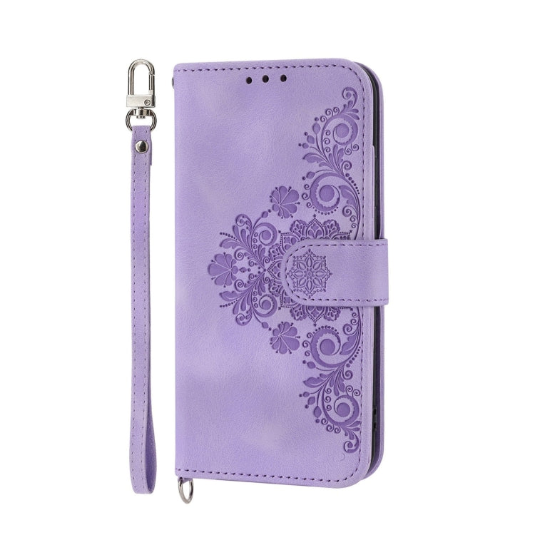 Skin-feel Flowers Embossed Wallet Leather Phone Case, For Xiaomi Redmi A1+ 4G/Poco C50 4G, For Xiaomi Redmi K60/K60 Pro, For Xiaomi Redmi Note 12 4G Global