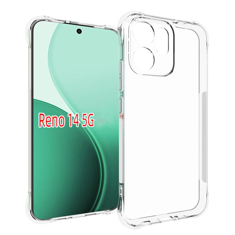 Shockproof Non-slip Thickening TPU Phone Case, For OPPO Reno16 Pro 5G Global, For OPPO Reno16 5G Global, For OPPO A6s 5G / A6 5G / A6 4G Global, For OPPO Reno15 F 5G, For OPPO A6x 4G / 5G, For OPPO Reno15 Pro 5G Global, For OPPO Reno15 5G Global       ...