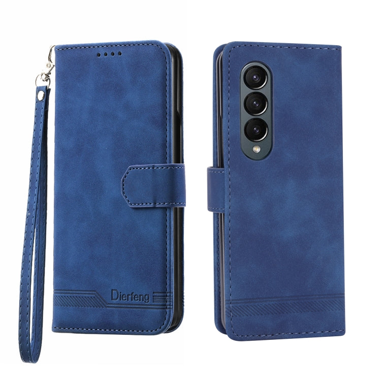 Dierfeng Dream Line TPU + PU Leather Phone Case, For Samsung Galaxy Z Fold3 5G, For Samsung Galaxy Z Fold4 5G, For Samsung Galaxy Z Flip3 5G, For Samsung Galaxy Z Flip4 5G