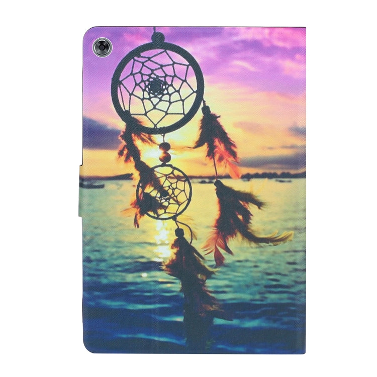 Coloured Drawing Horizontal Flip Leather Case with Holder & Card Slot & Sleep / Wake-up Function, For Huawei MediaPad M5 lite, For Lenovo Tab M10 Plus TB-X606F, For Lenovo Tab M10 TB-X605F / X505
