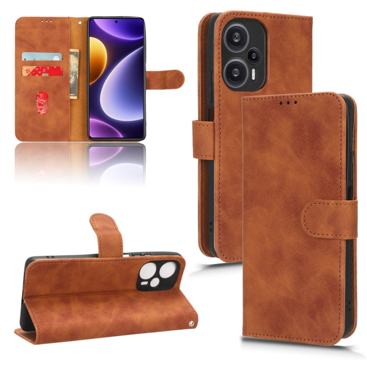 Skin Feel Magnetic Flip Leather Phone Case, For Xiaomi Redmi Note 12 Turbo, For Nokia G22, For OnePlus Nord CE 3, For ZTE nubia Z50 Ultra