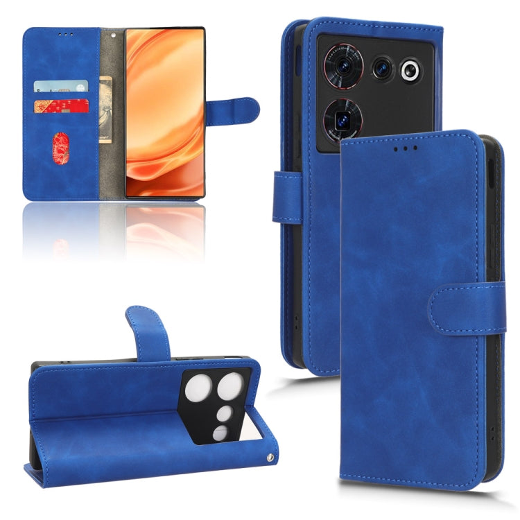 Skin Feel Magnetic Flip Leather Phone Case, For Xiaomi Redmi Note 12 Turbo, For Nokia G22, For OnePlus Nord CE 3, For ZTE nubia Z50 Ultra