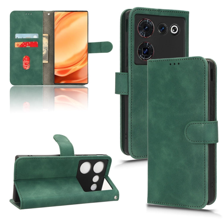 Skin Feel Magnetic Flip Leather Phone Case, For Xiaomi Redmi Note 12 Turbo, For Nokia G22, For OnePlus Nord CE 3, For ZTE nubia Z50 Ultra