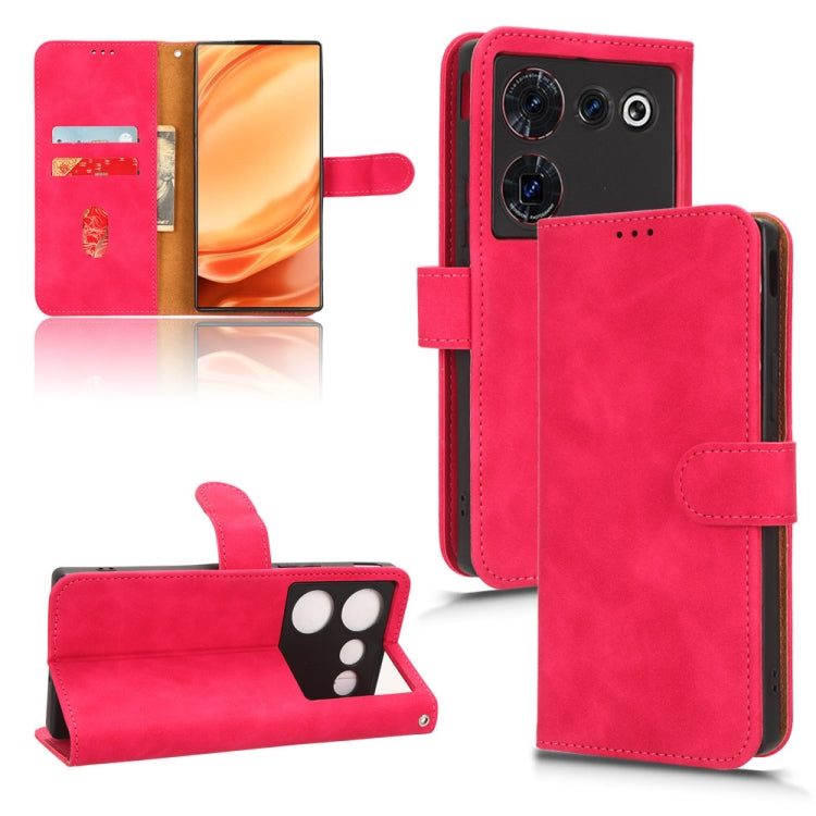 Skin Feel Magnetic Flip Leather Phone Case, For Xiaomi Redmi Note 12 Turbo, For Nokia G22, For OnePlus Nord CE 3, For ZTE nubia Z50 Ultra