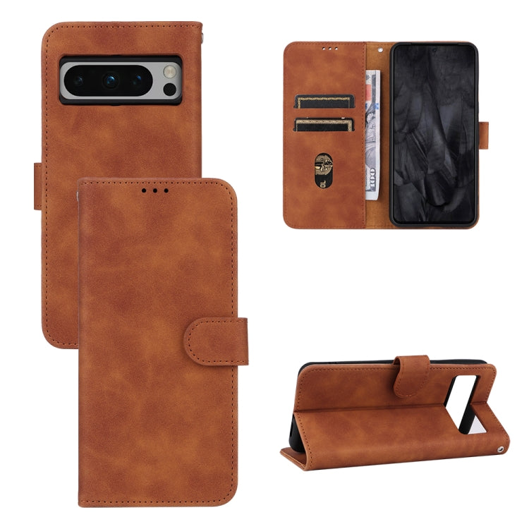 Skin Feel Magnetic Flip Leather Phone Case, For Google Pixel 8, For Google Pixel 8 Pro, For Huawei Enjoy 60, For Huawei P60 Art, For Huawei P60 / P60 Pro, For vivo iQOO Z7