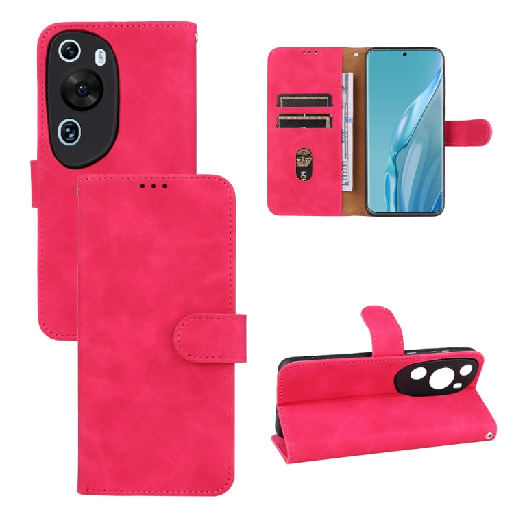 Skin Feel Magnetic Flip Leather Phone Case, For Google Pixel 8, For Google Pixel 8 Pro, For Huawei Enjoy 60, For Huawei P60 Art, For Huawei P60 / P60 Pro, For vivo iQOO Z7