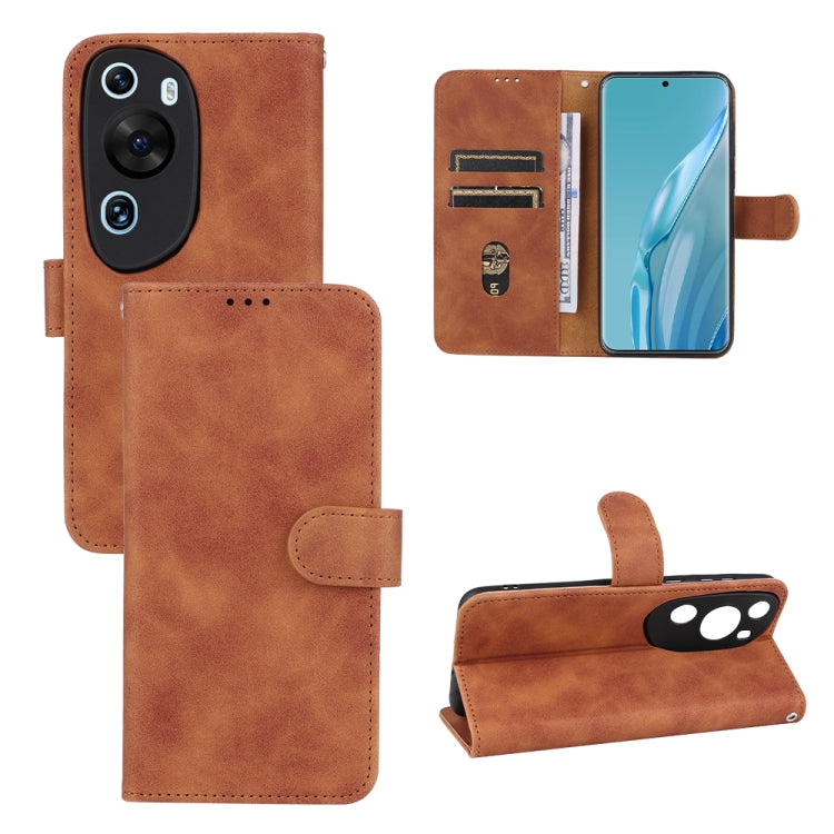 Skin Feel Magnetic Flip Leather Phone Case, For Google Pixel 8, For Google Pixel 8 Pro, For Huawei Enjoy 60, For Huawei P60 Art, For Huawei P60 / P60 Pro, For vivo iQOO Z7