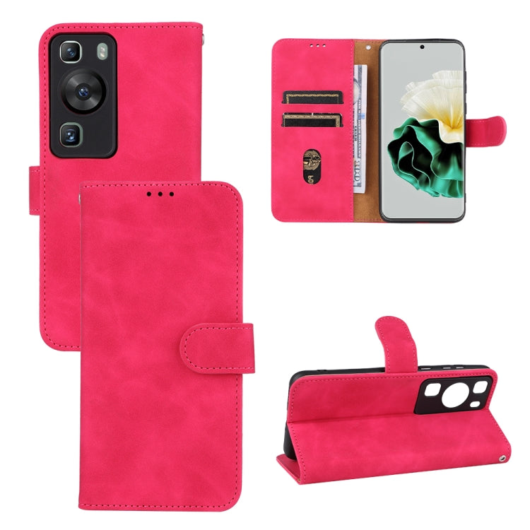 Skin Feel Magnetic Flip Leather Phone Case, For Google Pixel 8, For Google Pixel 8 Pro, For Huawei Enjoy 60, For Huawei P60 Art, For Huawei P60 / P60 Pro, For vivo iQOO Z7