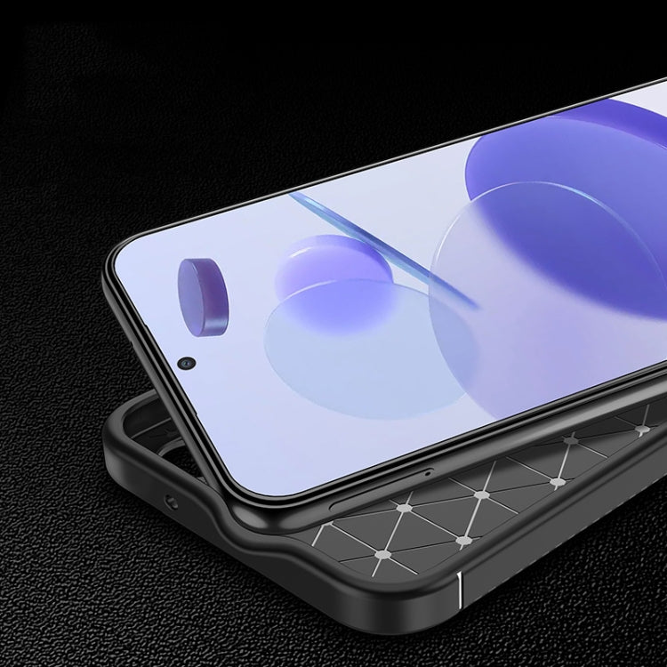 Carbon Fiber Texture Shockproof TPU Phone Case, For Xiaomi Redmi Note 12 Turbo