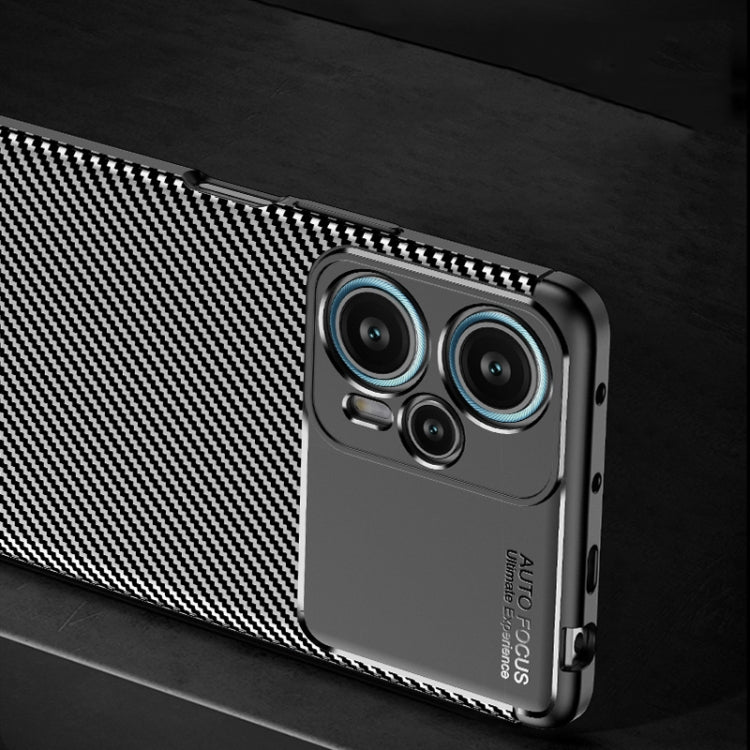 Carbon Fiber Texture Shockproof TPU Phone Case, For Xiaomi Redmi Note 12 Turbo