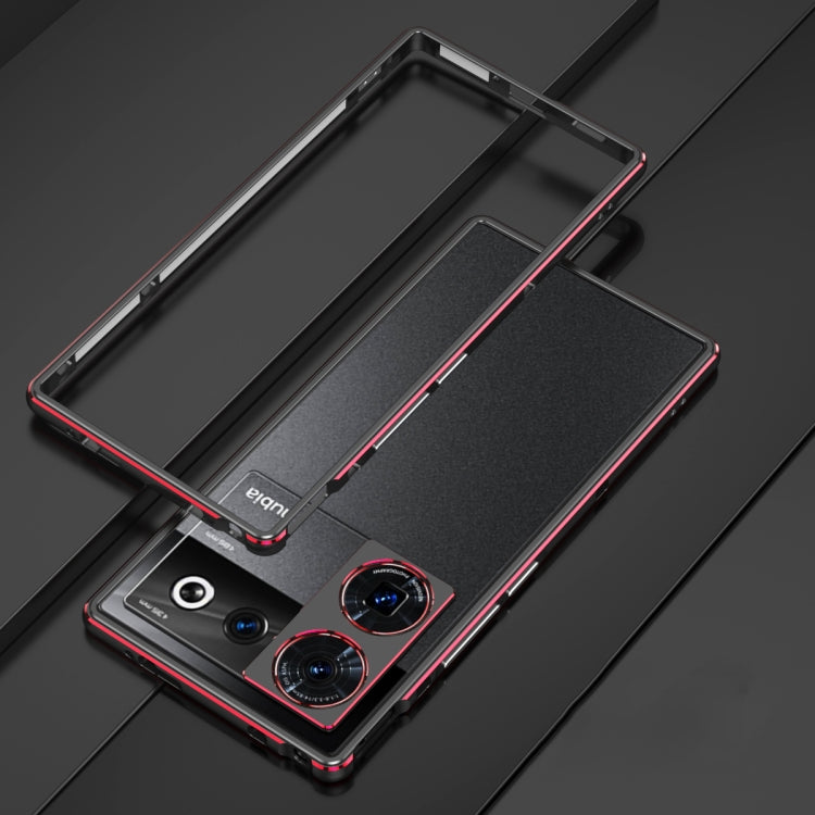 LK Aurora Metal Frame Phone Case with Lens Cover, For ZTE nubia Z50 Ultra