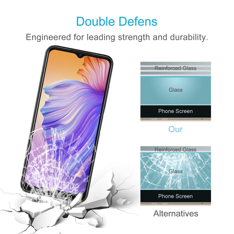 10pcs 0.26mm 9H 2.5D Tempered Glass Film, For Doogee N50 (10 PCS), For Blackview A53 (10 PCS), For Blackview Oscal C30 (10 PCS), For ZTE Axon 50 Ultra (10 PCS)