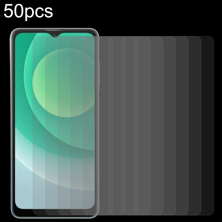 50pcs 0.26mm 9H 2.5D Tempered Glass Film, For Doogee N50 (50 PCS), For Blackview A53 (50 PCS), For Blackview Oscal C30 (50 PCS), For ZTE Axon 50 Ultra (50 PCS)