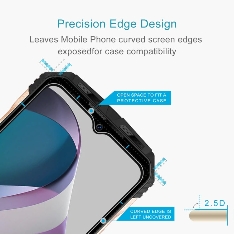 10pcs 0.26mm 9H 2.5D Tempered Glass Film, For DOOGEE V30T(10 PCS), For TCL 406 (10 PCS)