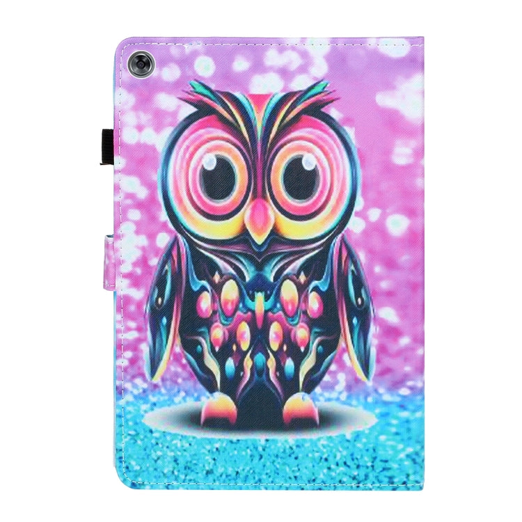 Coloured Drawing Horizontal Flip Leather Case with Holder & Card Slot & Sleep / Wake-up Function, For Huawei MediaPad M5 lite, For Lenovo Tab M10 Plus TB-X606F, For Lenovo Tab M10 TB-X605F / X505