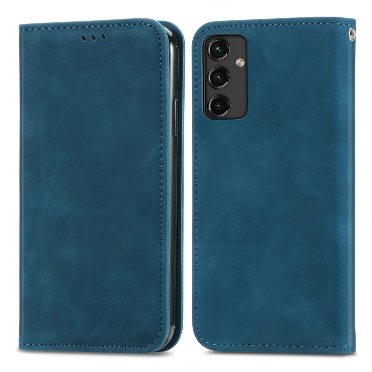Retro Skin Feel Magnetic Leather Phone Case, For Samsung Galaxy A14 5G, For Samsung Galaxy A54 5G, For Honor Magic5 Lite, For Kyocera Android One S10, For Realme C55, For Xiaomi 13 Lite