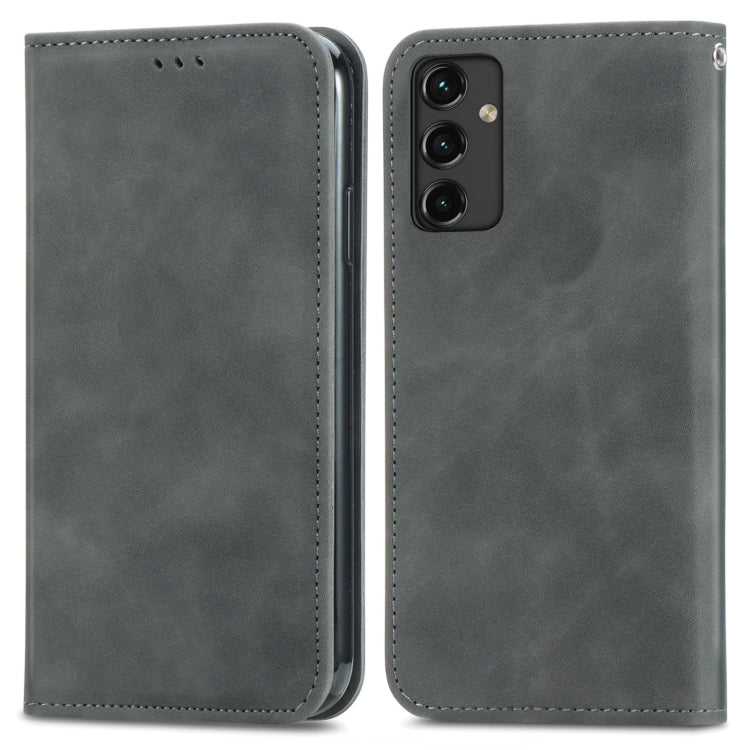 Retro Skin Feel Magnetic Leather Phone Case, For Samsung Galaxy A14 5G, For Samsung Galaxy A54 5G, For Honor Magic5 Lite, For Kyocera Android One S10, For Realme C55, For Xiaomi 13 Lite