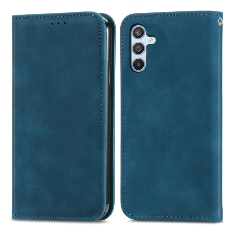 Retro Skin Feel Magnetic Leather Phone Case, For Samsung Galaxy A14 5G, For Samsung Galaxy A54 5G, For Honor Magic5 Lite, For Kyocera Android One S10, For Realme C55, For Xiaomi 13 Lite